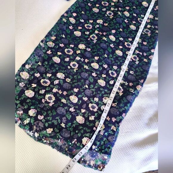 AURA Sequins evening special occasions midi dress - Picture 3 of 10